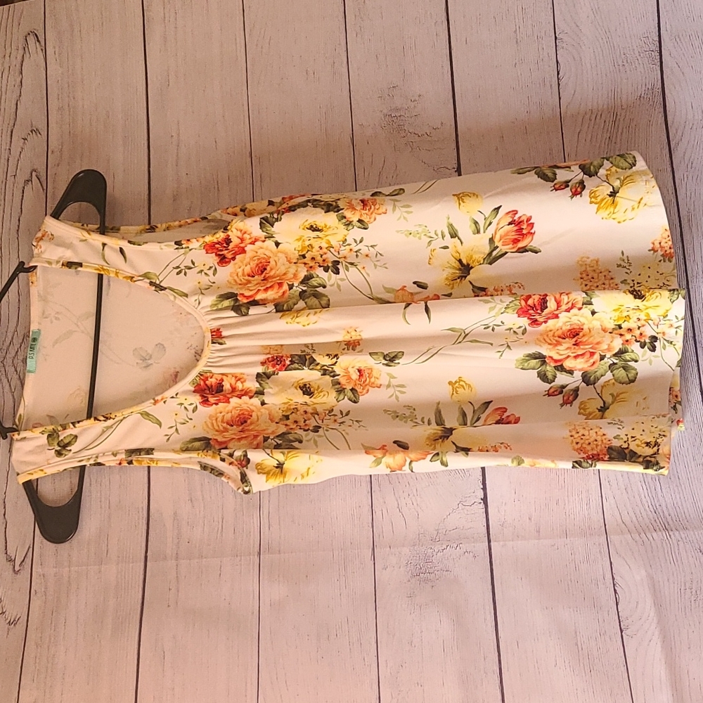 Floral tank top